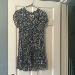 Mi Ami Blue Floral Dress Size Small